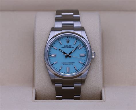 rolex tiffany blue price